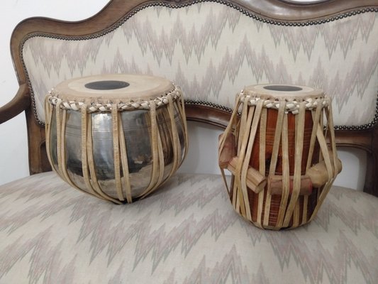 Indian Beatles Tabla with Case, 1970s-ZFY-1261262