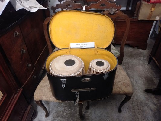 Indian Beatles Tabla with Case, 1970s-ZFY-1261262