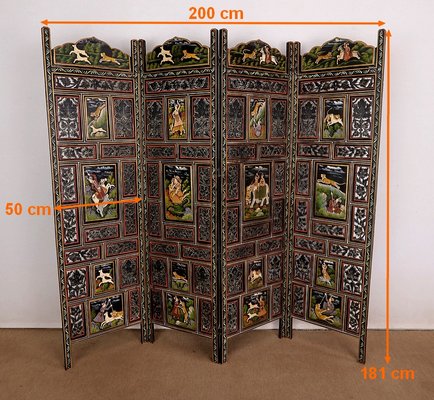 Indian Four-Part Screen, Rajasthan, Early 1900s-RVK-1409209