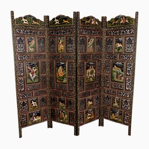 Indian Four-Part Screen, Rajasthan, Early 1900s-RVK-1409209