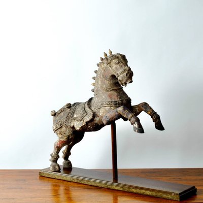 Indian Hindu Wooden Vahanna Horse, 1890s-JNW-1905126