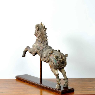 Indian Hindu Wooden Vahanna Horse, 1890s-JNW-1905126