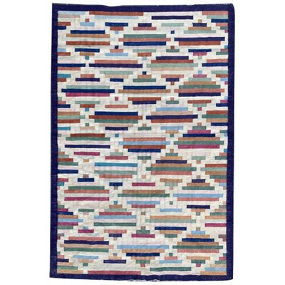 Indian Modern Durhie Kilim Flat Rug-YMM-1061992