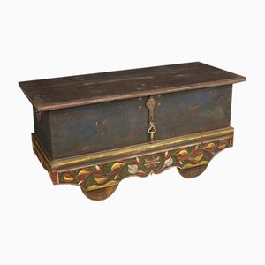 Indian Painted Wood Chest, 1960s-RP-2017451