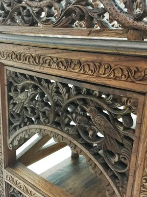 Indonesian Hand Carved Wall Unit or Cabinet-UCH-1224468