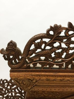 Indonesian Hand Carved Wall Unit or Cabinet-UCH-1224468