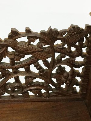 Indonesian Hand Carved Wall Unit or Cabinet-UCH-1224468