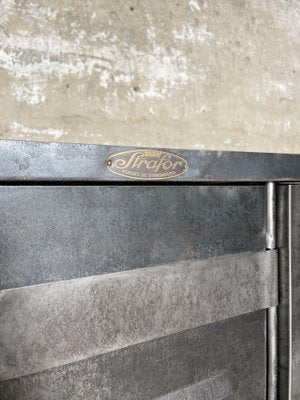 Industrial 3-Door Locker from Strafor, 1940s-UX-1776068