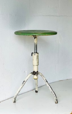 Industrial Adjustable Metal Stool, 1960-ALG-2020398