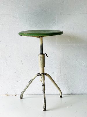 Industrial Adjustable Metal Stool, 1960-ALG-2020398