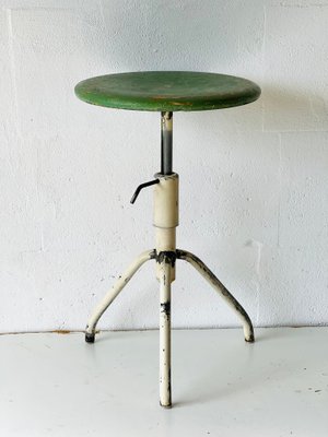 Industrial Adjustable Metal Stool, 1960-ALG-2020398