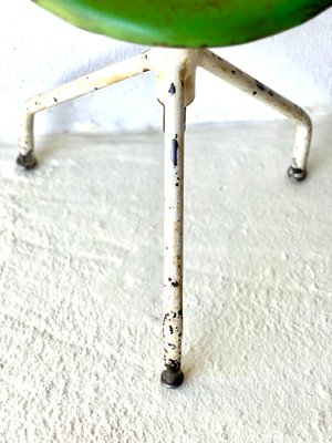 Industrial Adjustable Metal Stool, 1960-ALG-2017128