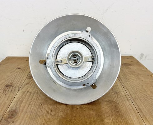 Industrial Aluminium Light with Glass Cover from Elektrosvit, 1970s-CGF-1703762