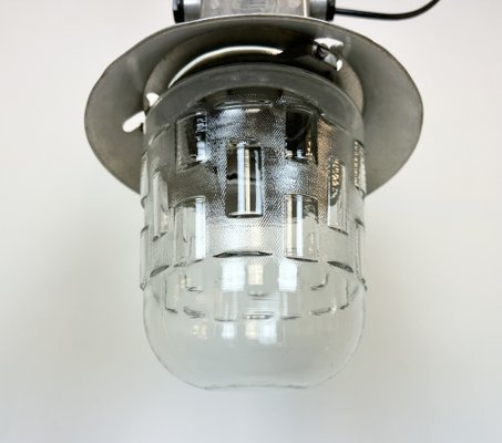 Industrial Aluminium Light with Glass Cover from Elektrosvit, 1970s-CGF-1703762