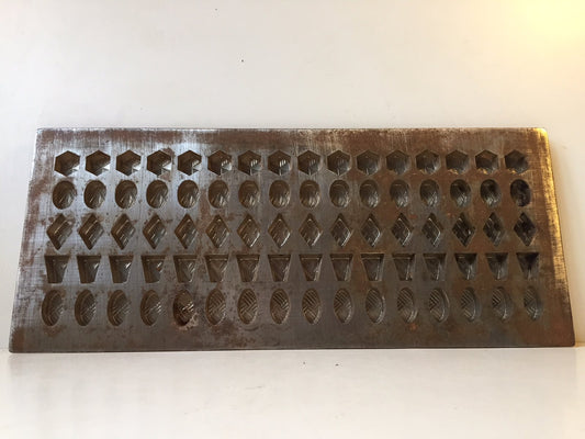 Industrial Art Deco Danish Chocolate Mold by Galle & Jessen, 1920s