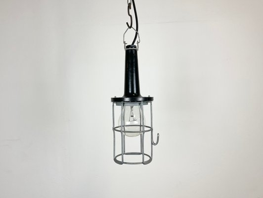 Industrial Bakelite Hanging Work Lamp, 1960s-CGF-1268392