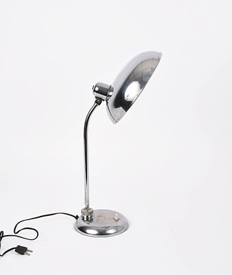 Industrial Bauhaus Steel Table Lamp Attributed to Christian Dell, 1940s-JDR-1126277