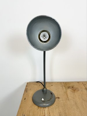 Industrial Bauhaus Table Lamp in Grey, 1930s-CGF-986316