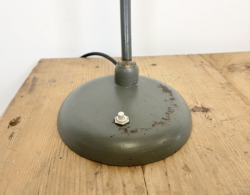 Industrial Bauhaus Table Lamp in Grey, 1930s-CGF-986316