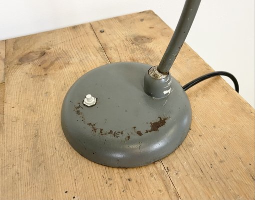 Industrial Bauhaus Table Lamp in Grey, 1930s-CGF-986316