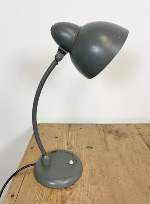 Industrial Bauhaus Table Lamp in Grey, 1930s-CGF-986316