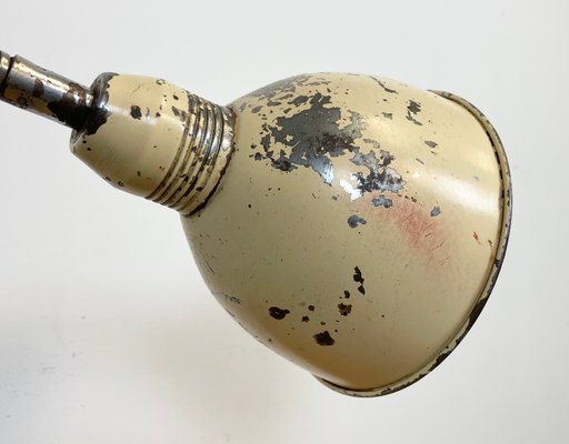 Industrial Beige Gooseneck Table Lamp from Instala, 1960s-CGF-1110379