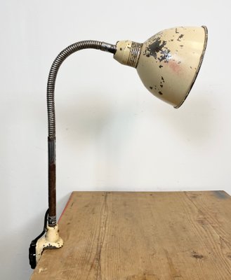 Industrial Beige Gooseneck Table Lamp from Instala, 1960s-CGF-1110379