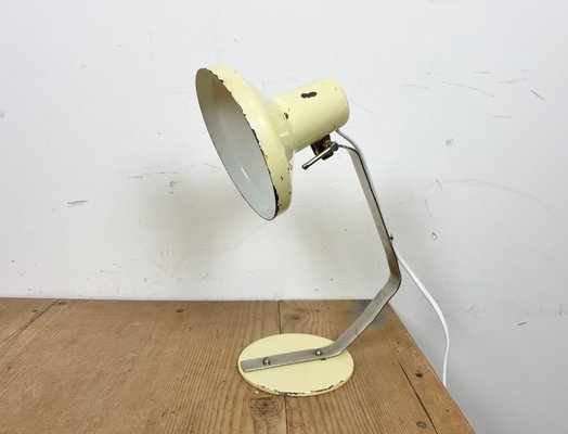 Industrial Beige Table Lamp from Metal Mot, 1960s-CGF-1423072