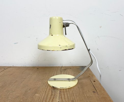 Industrial Beige Table Lamp from Metal Mot, 1960s-CGF-1423072