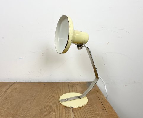 Industrial Beige Table Lamp from Metal Mot, 1960s-CGF-1423072