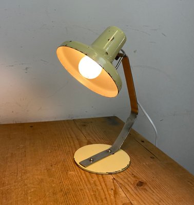 Industrial Beige Table Lamp from Metal Mot, 1960s-CGF-1423072