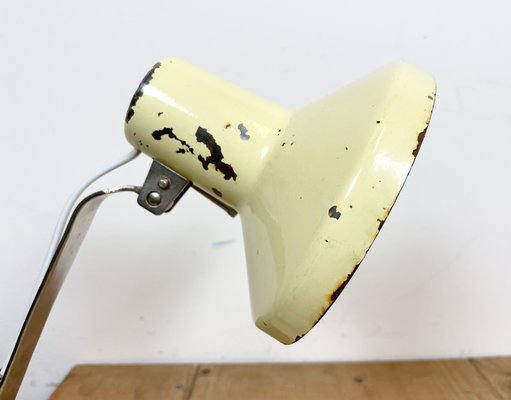 Industrial Beige Table Lamp from Metal Mot, 1960s-CGF-1423072