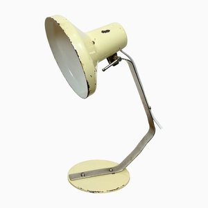 Industrial Beige Table Lamp from Metal Mot, 1960s-CGF-1423072