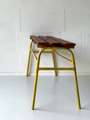 Industrial Bench in Metal and Pine-ALG-1348998