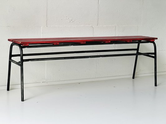 Industrial Bench in Pine, 1970s-ALG-1352965