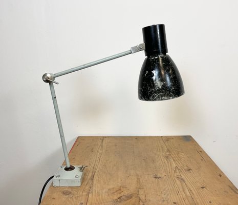 Industrial Black Table Lamp from Elektrosvit, 1970s-CGF-1083206