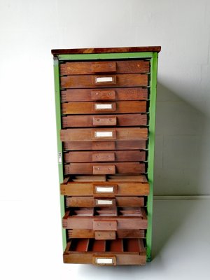 Industrial Cabinet with Drawers, 1960s-ALG-985608