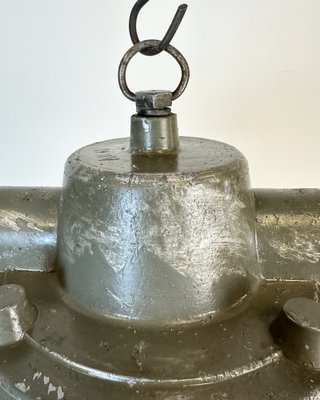 Industrial Cast Aluminium Cage Pendant Light, 1960s-CGF-1747339