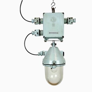 Industrial Cast Aluminium Explosion Proof Lamp from Elektrosvit, 1970s-CGF-1716519