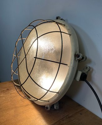 Industrial Cast Aluminium Wall or Ceiling Lamp from Elektrosvit, 1970s-CGF-1141621