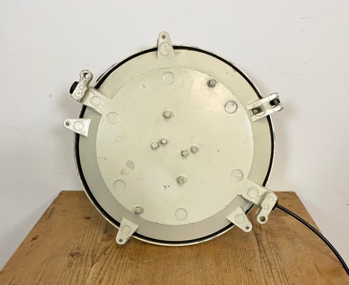 Industrial Cast Aluminium Wall or Ceiling Lamp from Elektrosvit, 1970s-CGF-1141621