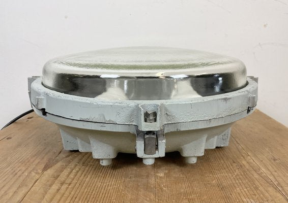 Industrial Cast Aluminium Wall or Ceiling Light from Elektrosvit, 1970s-CGF-1293266