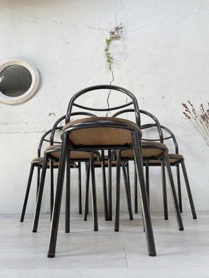 Industrial Chair by René Herbst for Mobilor, 1950s-UX-1089039