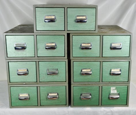 Industrial Chest of 2 Drawers from Racar, 1960s-ROJ-638916