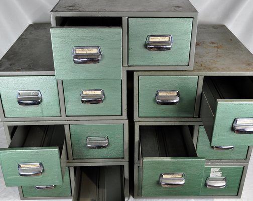 Industrial Chest of 2 Drawers from Racar, 1960s-ROJ-638916