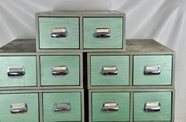 Industrial Chest of 2 Drawers from Racar, 1960s-ROJ-638916