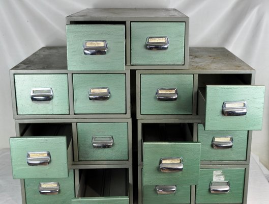 Industrial Chest of 2 Drawers from Racar, 1960s-ROJ-638916