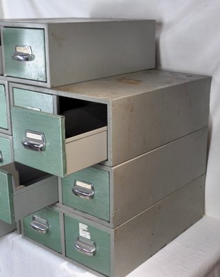 Industrial Chest of 2 Drawers from Racar, 1960s-ROJ-638916