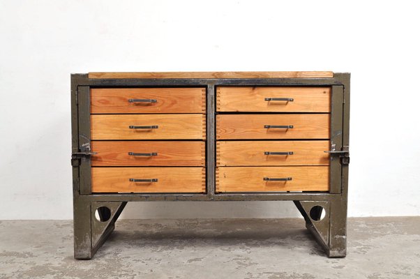 Industrial Chest of Drawers, 1950s-AOX-1768650