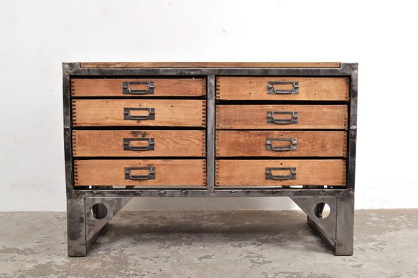 Industrial Chest of Drawers, 1950s-AOX-1787915